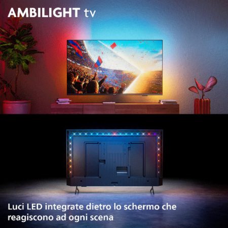Philips Ambilight TV 50PUS8001 4K UHD 126cm 50'' Smart TV Dolby Atmos Titan OS​