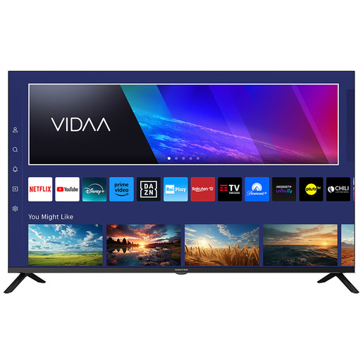 United UNLED43HS90VDA SMART TV 43” FULL HD, Sistema operativo VIDAA, Triplo tuner DVBT2/C/S2 HEVC MAIN10, Dolby Audio, Parental Control