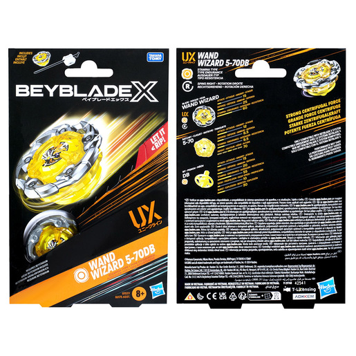 Beyblade X set Starter Pack Wand Wizard 5-70DB UX