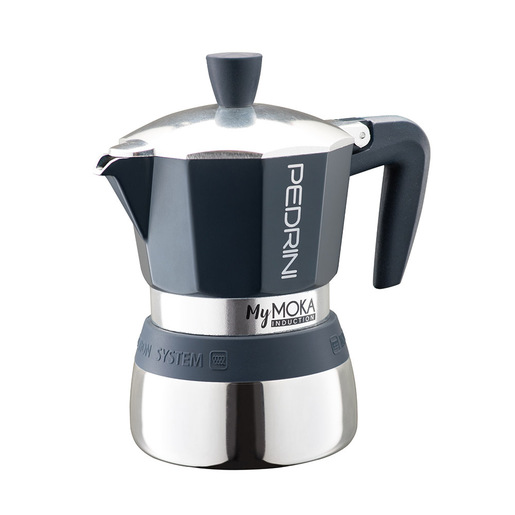 Pedrini MyMoka induction 3 tazze blu