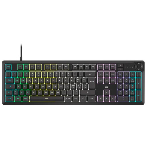 Corsair K55 CORE RGB tastiera Gaming USB QWERTY Italiano Nero