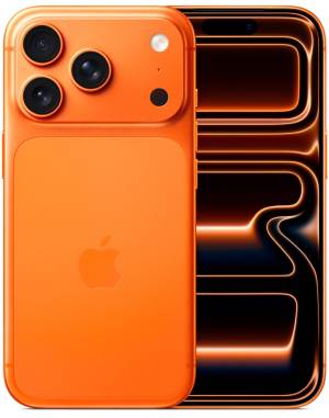 Apple MG8H4ZD-A iPhone 17 Pro Smartphone 6.3” OLED 256 GB A19 Pro 5G Tripla Cam 48 MP iOS 26 colore Arancione Cosmico - 256 GB