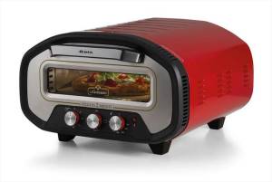 Ariete 3901 Da Gennaro Forno per Pizza 2200W 430°C Pietra Refrattaria Timer 60 min colore Rosso