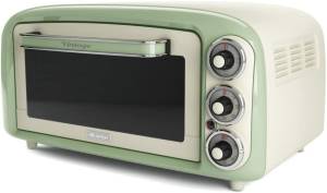 Ariete 979 Vintage Fornetto Elettrico 18 L 1380 W 3 posizioni cottura pizza 30 cm timer 60 min colore Verde