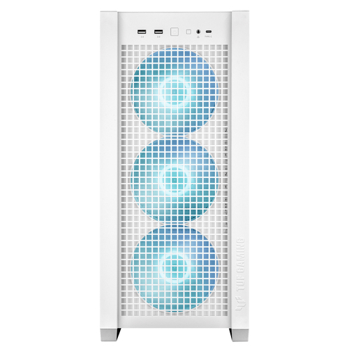 ASUS 90DC00I3-B19000 TUF Gaming GT302 ARGB Case Mid Tower Supporto EATX Ventole 140 mm Preinstallate Pannello in Vetro Temperato colore Bianco