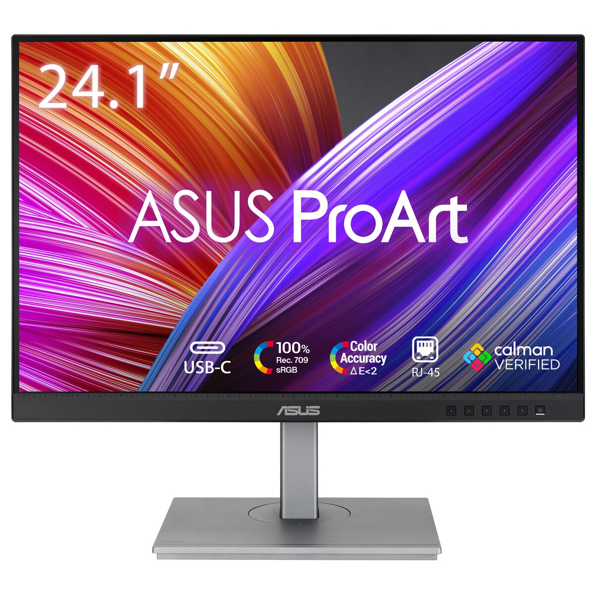 Asus 90LM05K1-B03370 ProArt Monitor PC 24.1'' WUXGA 1920x1200 IPS 16:10 75Hz 100% sRGB HDR-10 USB-C DeltaE 2 Calman Verified colore Nero