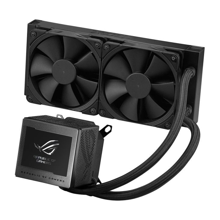 ASUS 90RC00K0-M0UAY0 ROG Ryujin III Dissipatore Liquido All-in-One con Display LCD 3,5'' Pompa 8a Generazione Ventole Noctua 120 mm 240mm colore Nero