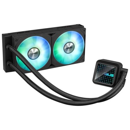 asus-90rc0111-b0eay0-prime-lc-240-argb-dissipatore-a-liquido ASUS 90RC0111-B0EAY0 Prime LC 240 ARGB Dissipatore a Liquido 2 Ventole 120 mm ARGB Aura Sync 40 cm Tubi colore Nero