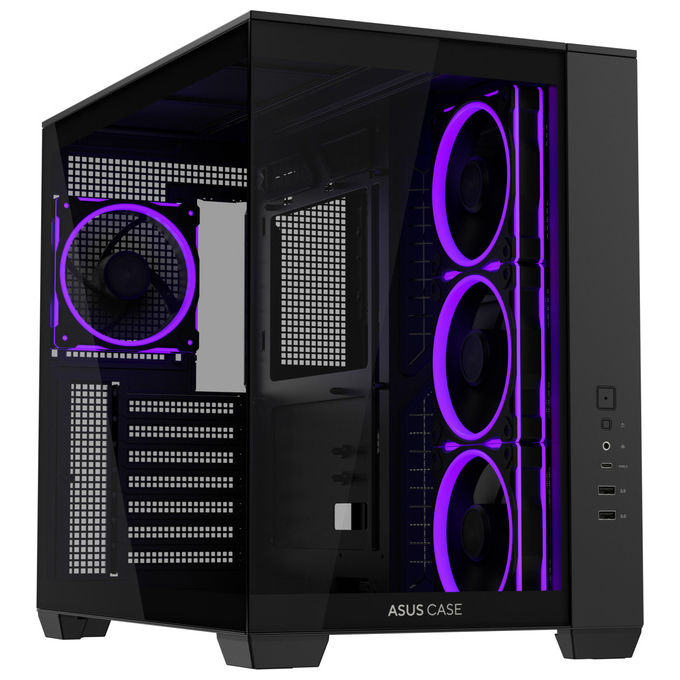 Asus A32 Plus Nero 90DC00S0-B19000 Case ATX Mid-Tower Vetro Temperato ARGB