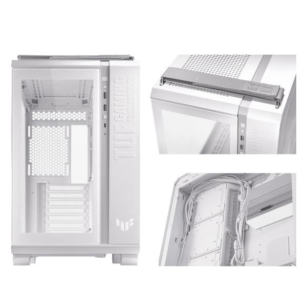 Asus Case Gaming TUF Tempered Glass White Edition