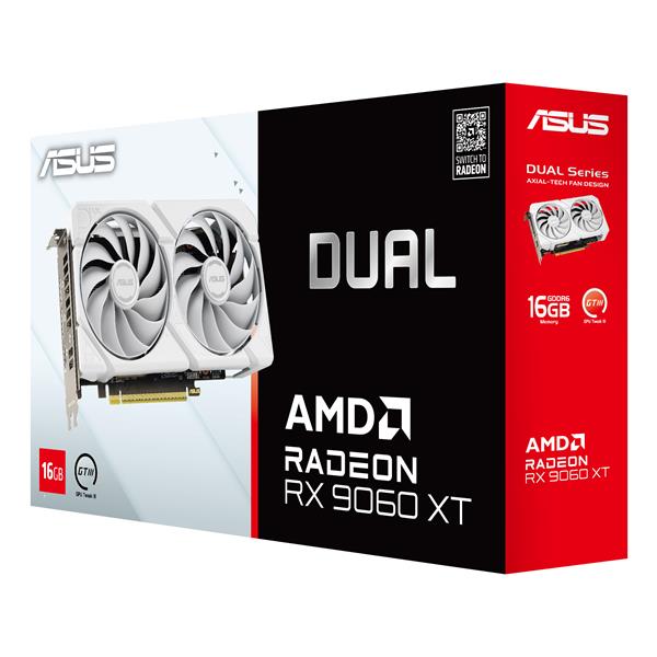 Asus DUAL-RX9060XT-16G-WHITE 90YV0LG3-M0NA00