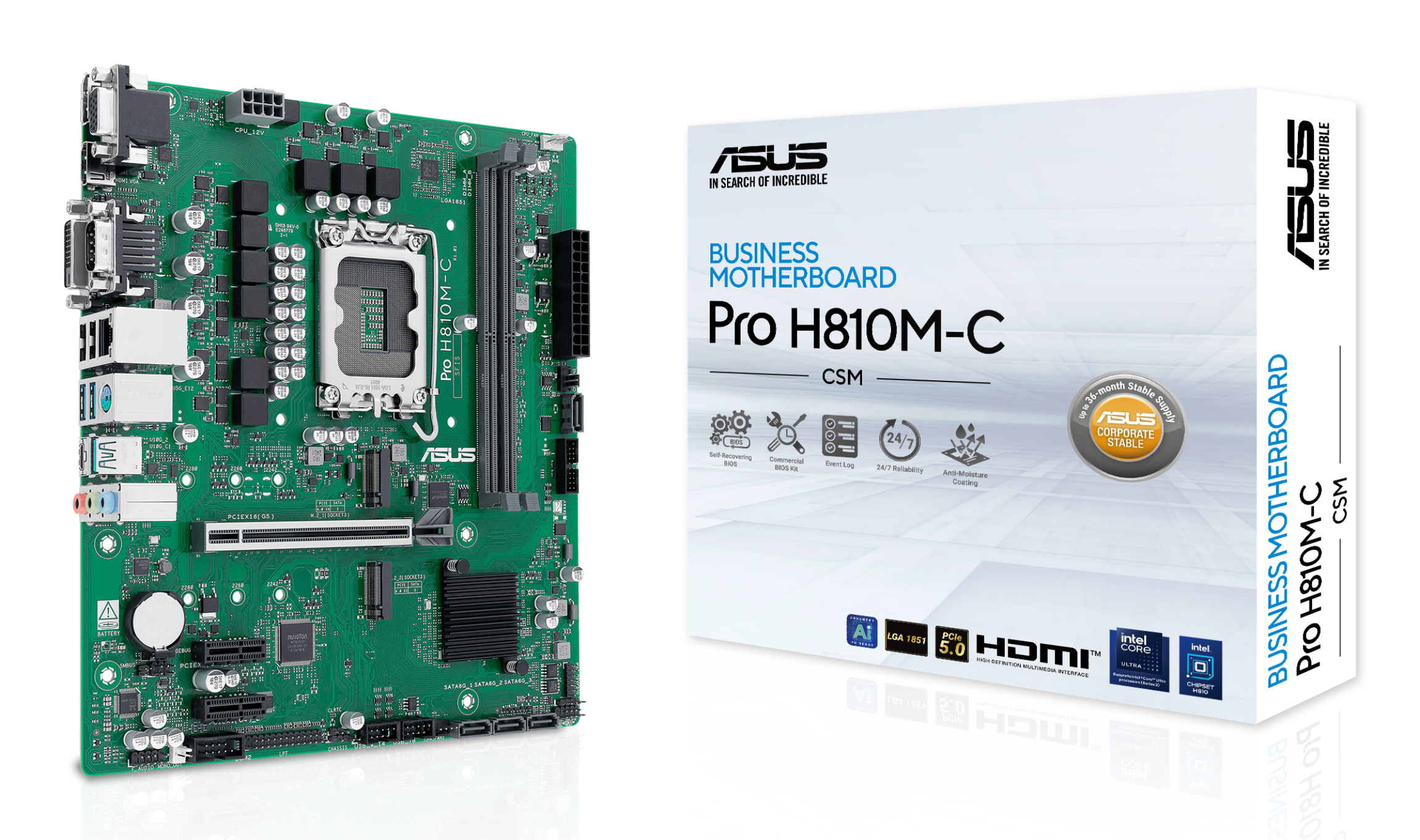 Asus Scheda madre Pro H810M-C-CSM 90MB1KHP-M0EAYC