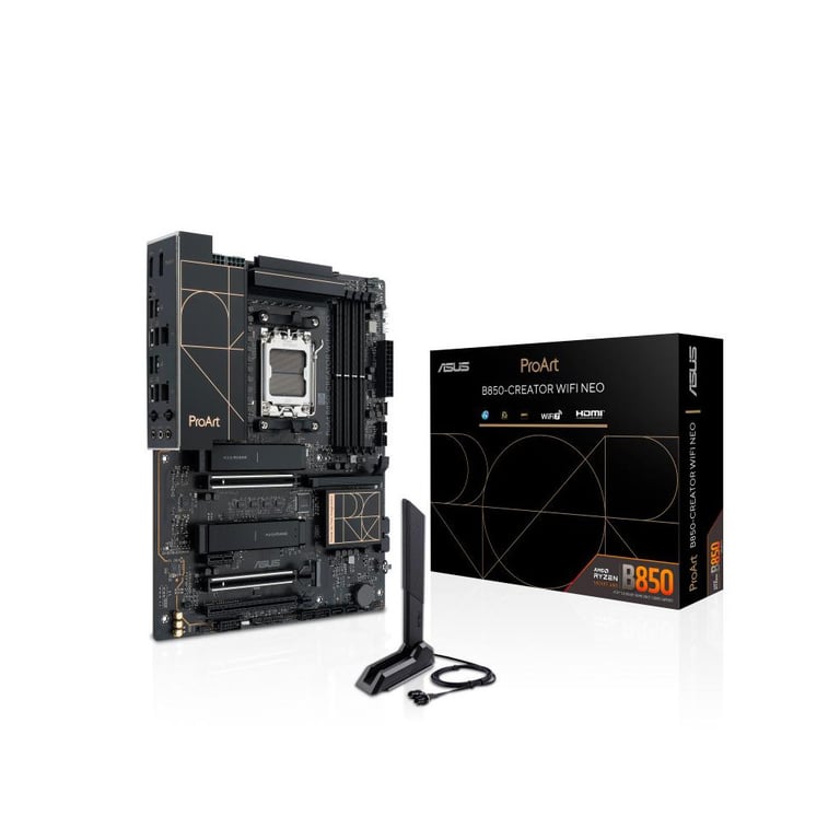 ASUS scheda madre PROART B850-CREATOR WIFI NEO, Socket AM5, AMD B850, DDR5 256 GB, Wi-Fi 7, ATX