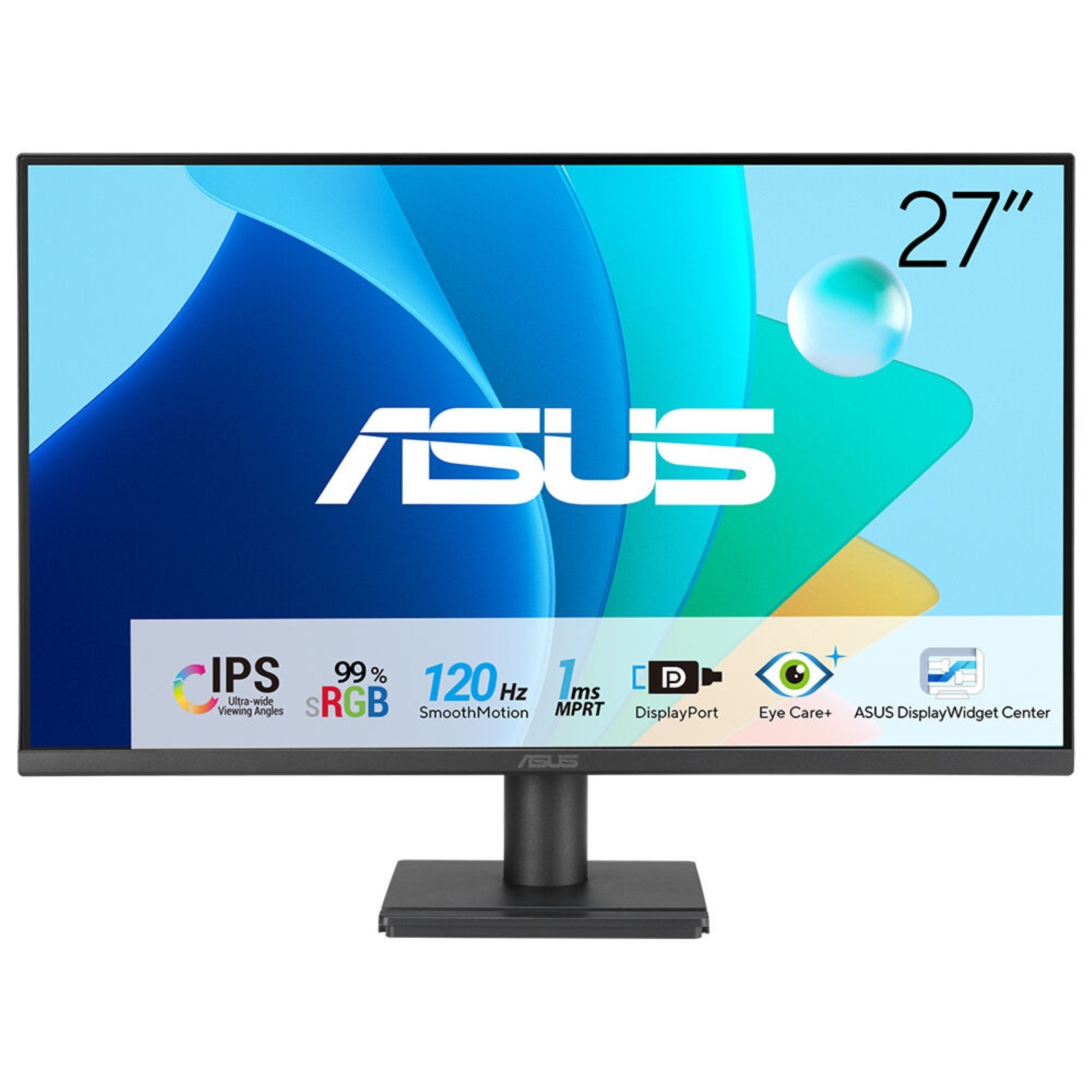 Asus VA279QG Eye Care Gaming Monitor PC 27'' Full HD IPS 120Hz 1ms Adaptive-Sync colore Nero