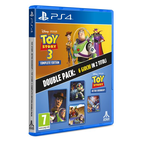 Atari Toy Story: Retro Roundup and Toy Story 3 Complete Edition Double Pack Videogioco PlayStation 4 Edizione Standard Genere Azione Piattaforma color