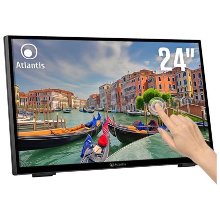 atlantis-a05-t24a-vhdm-monitor-pc-touchscreen-24-full-hd-1 Atlantis A05-T24A-VHDM Monitor PC Touchscreen 24'' Full HD 1920x1080 10 tocchi HDMI DP VGA Hub USB 3.0 VESA colore Nero