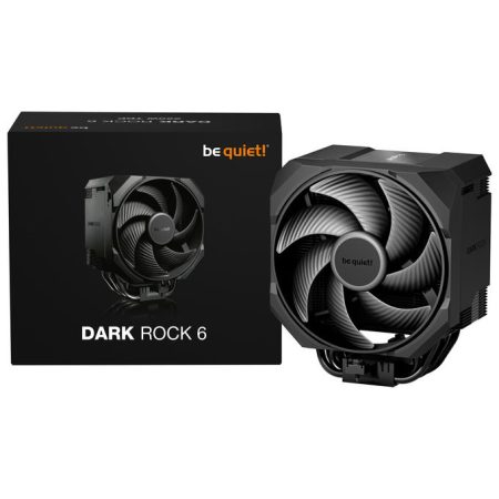 be-quiet-bk046-dark-rock-6-raffreddatore-daria-135-cm-220 Be quiet! BK046 Dark Rock 6 Raffreddatore d'aria 13,5 cm 220 W TDP 2000 rpm Cuscinetto FDB colore Nero