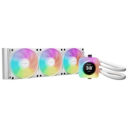 be-quiet-bw033-light-loop-io-lcd-dissipatore-a-liquido-360m Be quiet! BW033 Light Loop IO LCD Dissipatore A Liquido 360mm con Display IPS 2.1 pollici e Illuminazione RGB 500 nit 3 Ventole PWM High-Speed colore