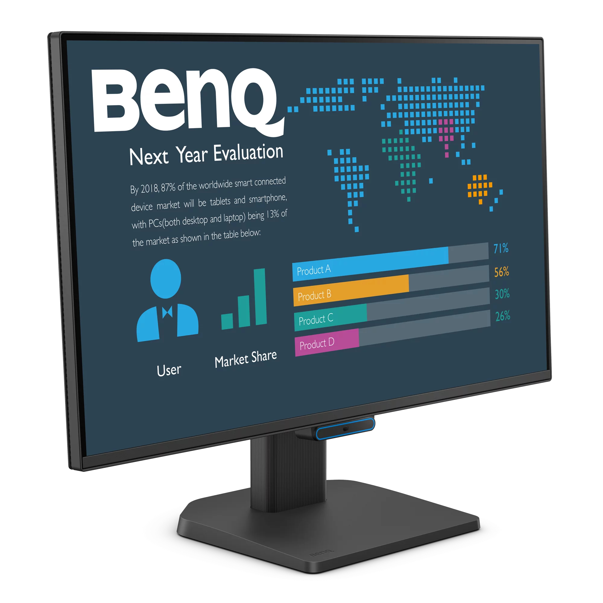 BenQ 9H.LP5LB.QBE Monitor BL2490C 49.1 x 12.4 cm