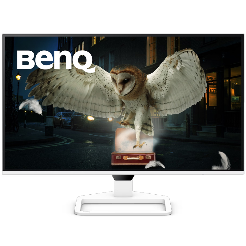BenQ EW270Q monitor 27 pollici 2K Ultra HD IPS 200 Hz 1 ms HDR altoparlanti integrati DisplayPort USB-C bianco
