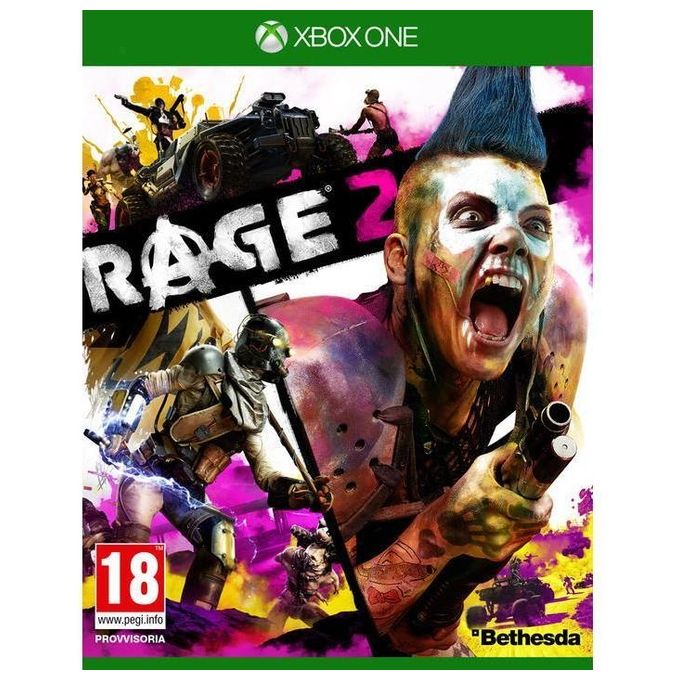 Bethesda Rage 2 Xbox One Un’avventura in un mondo aperto distrutto dall’astroid con azione frenetica e armi personalizzabili