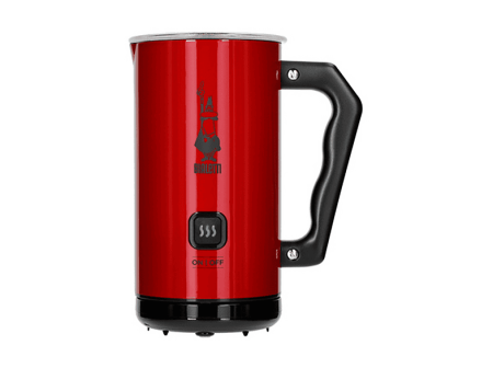 bialetti-mkf02-montalatte-elettrico-schiumatore-per-cappucci Bialetti MKF02 Montalatte Elettrico Schiumatore per Cappuccino 150 ml Doppia Frusta Antiaderente colore Rosso