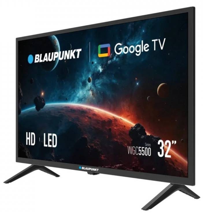 Blaupunkt 32FBG5000S Smart TV LED 32'' Full HD Google TV DVB-T2 Wi-Fi Dual Band Bluetooth Dolby Digital colore Nero