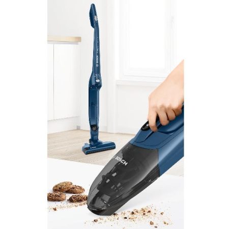 bosch-bbhf216-serie-2-aspirapolvere-a-bastone-2-in-1-ricaric Bosch BBHF216 Serie 2 Aspirapolvere a Bastone 2 in 1 Ricaricabile Ciclonico Senza Sacco 14,4 V 36 min colore Blu