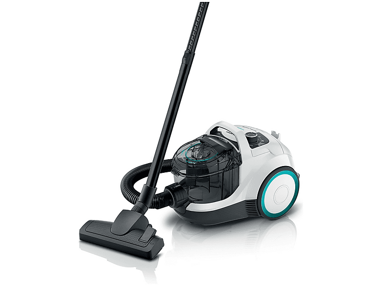 Bosch BGC21HYG1 Serie 4 Aspirapolvere a Traino Senza Sacco Power AirCycle 2 L 550 W 78 dB colore Bianco