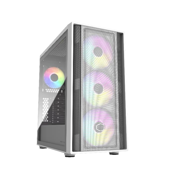 Cooler Master Case Supporto Mb Connettori Retro 4 Ventole Argb (3x140 Fronte, X120 R Mb600-Wgnn-S00