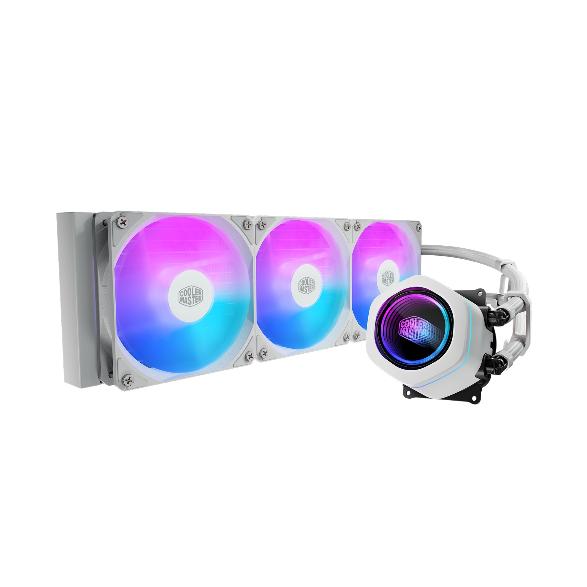 cooler-master-mlx-d36m-a18pa-r1-masterliquid-core-nex-dissip Cooler Master MLX-D36M-A18PA-R1 MasterLiquid Core Nex Dissipatore Liquido CPU 360 mm con Pompa Core Nex Radiatore in Alluminio 3 Fan ARGB Compatibile