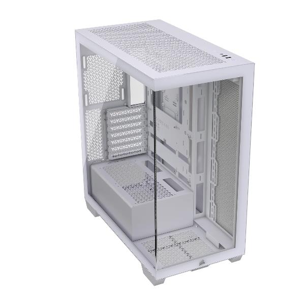 Corsair CC-9011277-WW 3500X Case per PC Mid-Tower Vetro Temperato Compatibile Schede Madri E-ATX ATX Micro-ATX Mini-ITX Supporto Fino a 10 Ventole e R