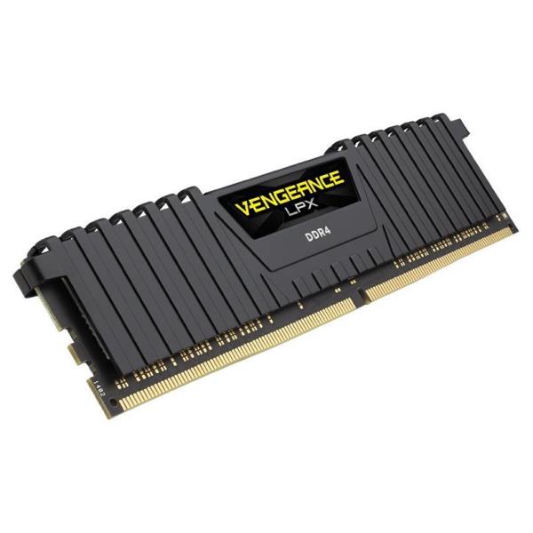 Corsair DDR4 2666MHZ 8GB 1 X 288 Dimm Unbuffered 16-18-18-35 Vengeance Lpxblack Heat Spreader 1.2V Xmp 2.0 Supports 6TH Intel Core I5/I7 CMK8GX4M1A266
