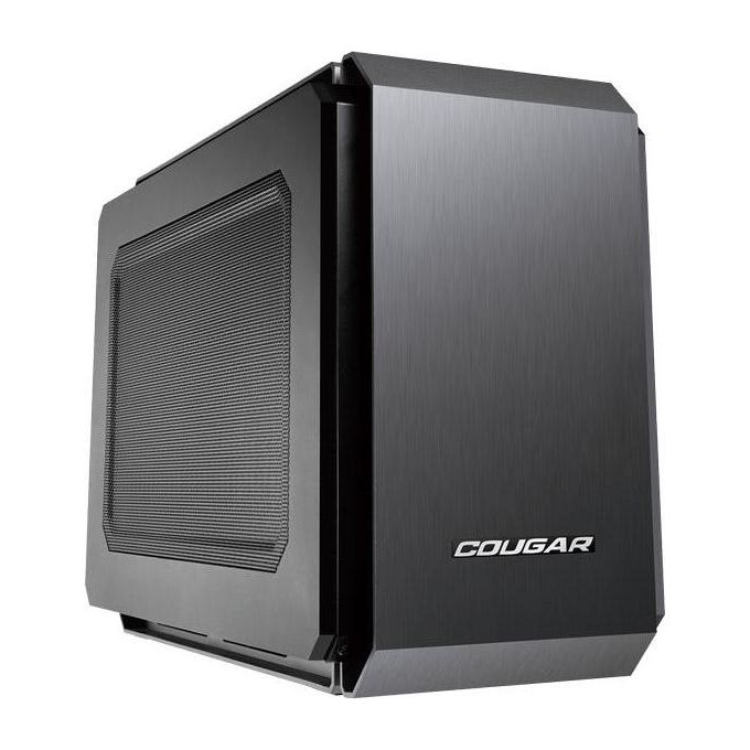 Cougar CGR-8M02B QBX Cube Case Mini-ITX No-Power 2x USB 3.0 Filtro Antipolvere colore Nero