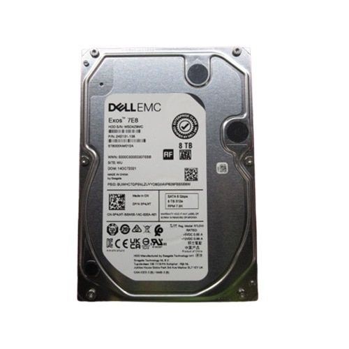 Dell disco rigido interno 8 TB 7200 giri-min 3.5'' Serial ATA III 6 Gbit-s 512e per server e workstation 400-BRDB