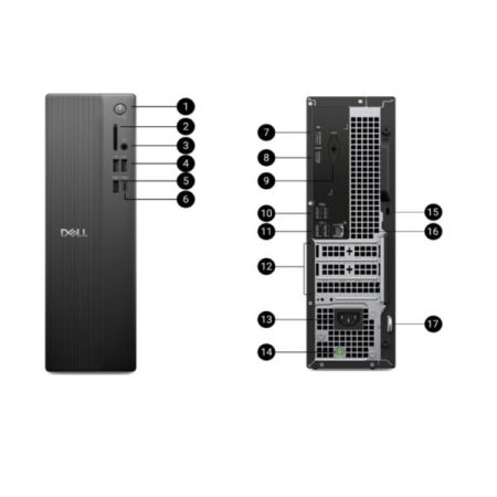 dell-qvs1260-pro-slim-essential-pc-desktop-intel-core-ultra Dell QVS1260 Pro Slim Essential PC Desktop Intel Core Ultra 5 225 16 GB DDR5 1 TB SSD NVMe Wi-Fi 6 Windows 11 Pro colore Nero