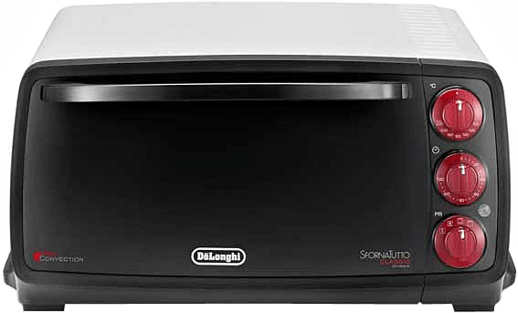 Delonghi De'Longhi EO14902.W Sfornatutto Fornetto Elettrico Ventilato con Grill 14 L 1400 W 5 Funzioni Interno Durastone colore Bianco
