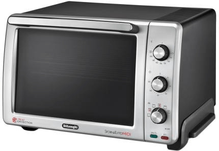 Delonghi De'Longhi EO24752 Sfornatutto Midi Fornetto Elettrico Ventilato 24 L 2000 W 7 Funzioni con Grill colore Argento