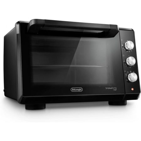delonghi-delonghi-eo34302-sfornatutto-chef-forno-elettrico Delonghi De'Longhi EO34302 Sfornatutto Chef Forno Elettrico Ventilato 34 L 2000 W Grill Funzione Mantieni Caldo (52.5x46.5x34 cm) colore Nero