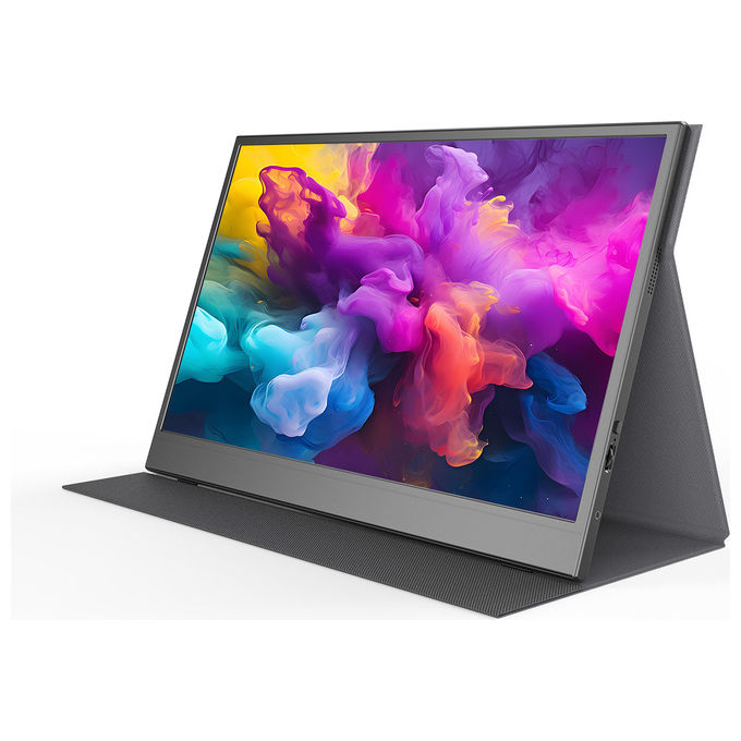 Denver PMO-15604 Monitor Portatile 39,6 cm (15.6”) LED Full HD 1920 x 1080 Pixel IPS HDR USB Type-C 3,5 mm colore Nero