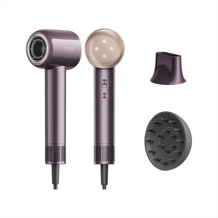Dreame COMBO Glory Combo Asciugacapelli 1600 W ionico 110000 rpm 2 velocita' 3 temperature diffusore e concentratore colore Viola