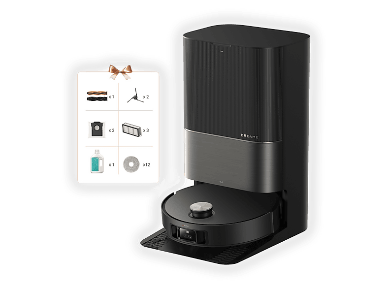 DREAME ROBOT ASPIRAPOLVERE DREAME X50 ULTRA COMPLETE, Potenza 600 W, Lavapavimenti, Autonomia fino a 200 min, Sensore di superficie, Spazzola laterale - 205 m²