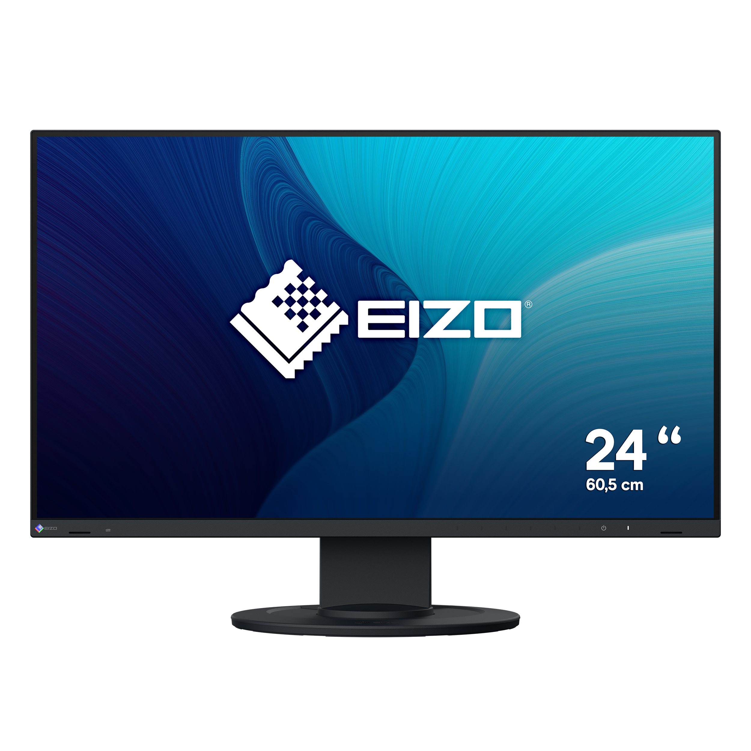 Eizo Monitor 23,8 LED Ips 16:9 FHD 5MS 350 Cdm, Pivot, Hub Usb, DP/Hdmi, Flexscan Ev2400r, Gar 7 Anni Ev2400r-BK