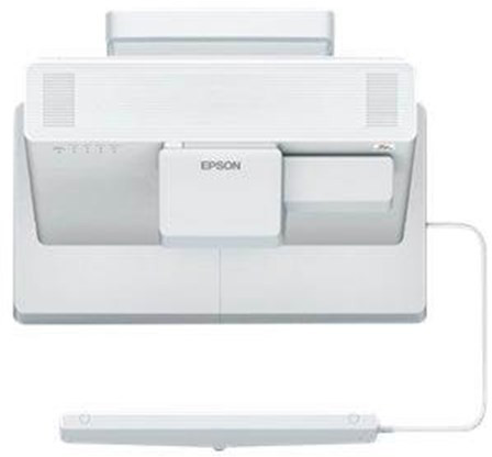 Epson V11H919040 EB-1485Fi Videoproiettore a Raggio Ultra Corto 5000 ANSI lumen 3LCD Full HD 1080p con Connessione HDBaseT Wi-Fi Miracast colore Bianc