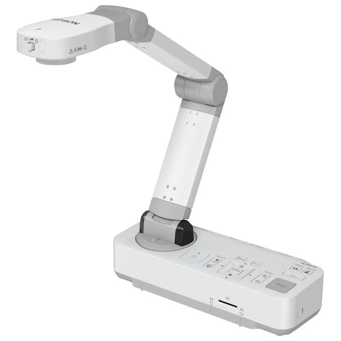 Epson V12H757040 Camera per documenti ELPDC13 Full HD 1080p zoom digitale 16x con microfono integrato e slot SD colore Bianco