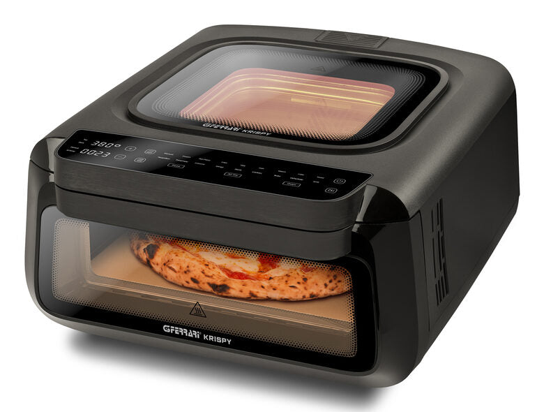 G3 Ferrari G10225 Krispy Forno Pizza e Friggitrice ad Aria 3 in 1 13 L 2100 W 18 programmi colore Nero