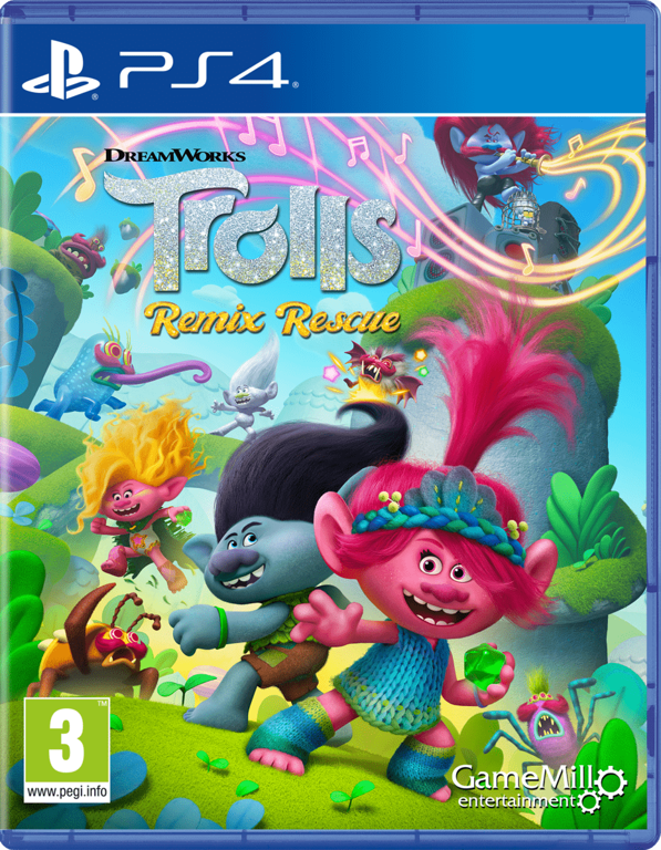 Gamemill Trolls Remix Rescue per PlayStation 4