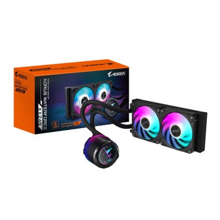 gigabyte-9jawtx2240-00-10-aorus-waterforce-x-ii-240-raffredd Gigabyte 9JAWTX2240-00-10 Aorus Waterforce X II 240 Raffreddamento Liquido a AIO 2 Ventole ARGB 120mm Compatibile Intel LGA 1851-AMD AM5