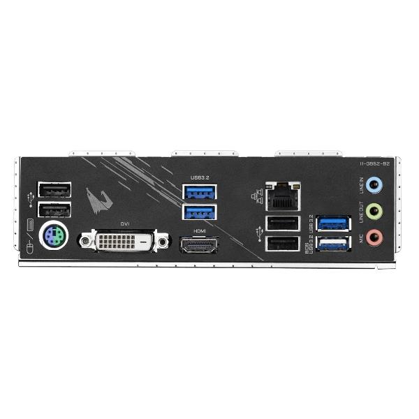 Gigabyte B550M AORUS ELITE AX Scheda madre Micro ATX per AMD AM4 DDR4 fino a 4733 MHz OC PCIe 4.0 M.2 Wi-Fi 6E Bluetooth 5.3 RGB Fusion 2.0 colore Ner