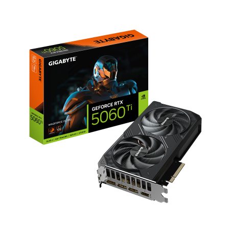 gigabyte-gv-n506twf2oc-16gd-geforce-rtx-5060-ti-windforce-oc Gigabyte GV-N506TWF2OC-16GD GeForce RTX 5060 Ti WINDFORCE OC Scheda Grafica 16 GB GDDR7 128 bit 2587 MHz PCI Express 5.0 HDMI 2.1b DisplayPort 2.1b co